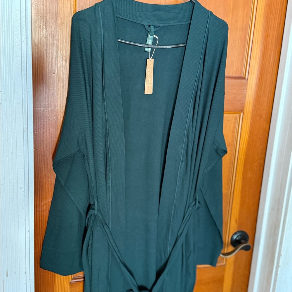 SKIMS SOFT LOUNGE SHORT ROBE SIZE XL CYPRESS NWT - Picture 5 of 10